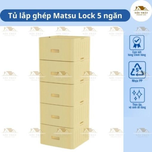 Tủ quần áo nhựa Matsulook Duy Tân