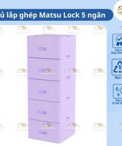 Tủ quần áo nhựa Matsulook Duy Tân