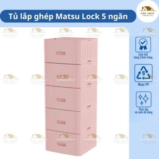 Tủ quần áo nhựa Matsulook Duy Tân